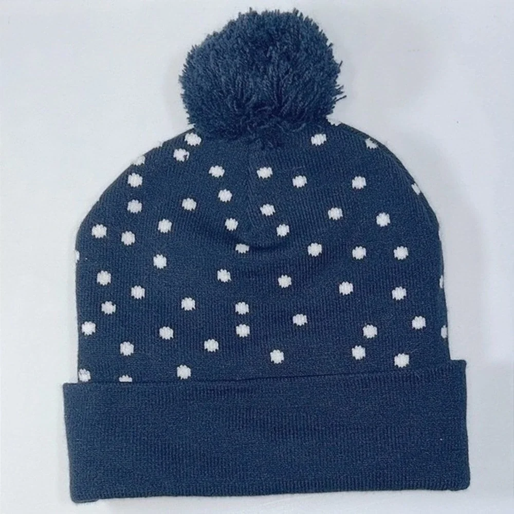 Peanuts Snoopy Woodstock Just Chillin' Pom Beanie Winter Hat‎ OS